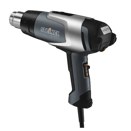 Heat Gun, Corded Powered, 120V AC, Adjustable Temp. Setting, 1, 600 W Watt, Pistol-Grip Handle MPN:HL2020E