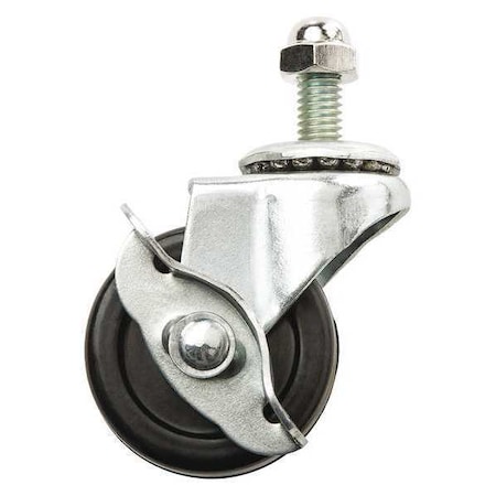Swivel Stem Caster, Rubber, 2 in., 70 lb. MPN:54606