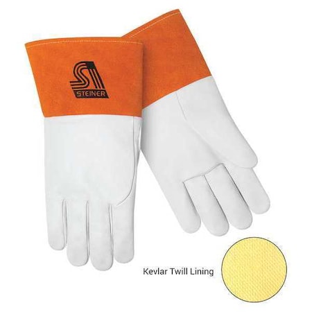 SensiTIG Welding Gloves, Gauntlet Cuff, Straight Thumb, Premium Kidskin, M, 1 PR MPN:0224K-M