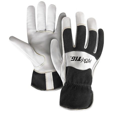 Ironflex TIG Welding Gloves, Slip-On Cuff, Keystone Thumb, Premium Kidskin, 2XL, 1 PR MPN:0261-2X