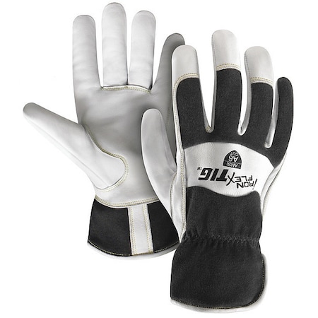 Cut Resistant Welding Gloves, Slip-On Cuff, Keystone Thumb, Premium Kidskin, S, 1 PR MPN:0261CR-S