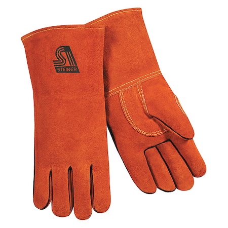 Welding Gloves, Straight Thumb, L, 1 PR MPN:02719-L