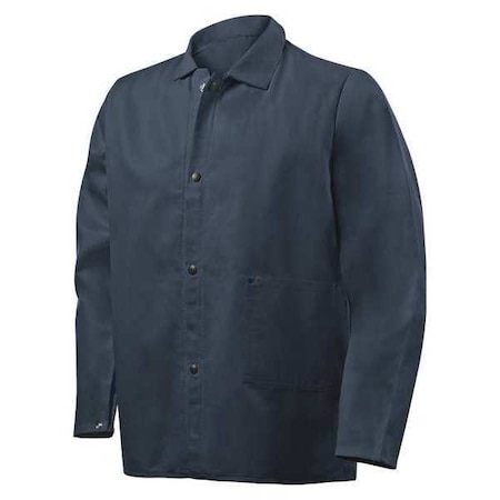 Welding Jacket, M, 9 oz Cotton, Snaps Closure MPN:1060-M