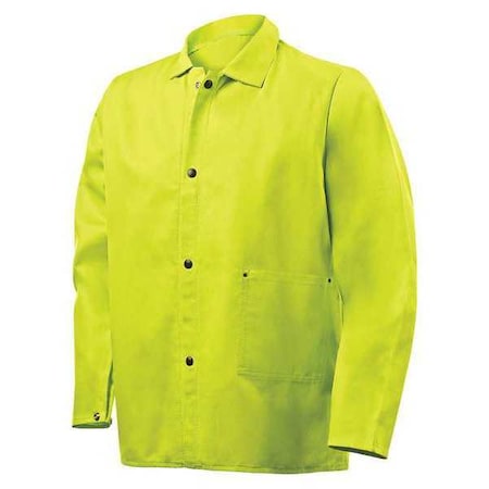 Welding Jacket, 2XL, 9 oz Cotton, Snaps Closure MPN:1070-2X