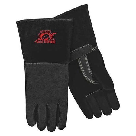 Welding Gloves, Gauntlet Cuff, Keystone Thumb, Grain Pigskin, XL, 1 PR MPN:P760-X