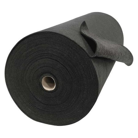 Welding Blanket Roll, Carbon Fiber, 24 oz/sq yd, 1, 800 Degrees F Withstand Temp., Without Grommet MPN:317-48RF