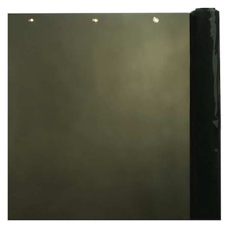 Welding Curtain Roll, Transparent Vinyl, 25 yards L., 5 ft W., 5 ft. H., 13 oz/sq yd, With Grommet MPN:332-60-25GR
