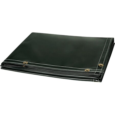 Welding Curtain, Transparent Vinyl, 4 ft W., 6 ft H., 13 oz/sq yd, 150 Degrees F Withstand Temp. MPN:333-4X6