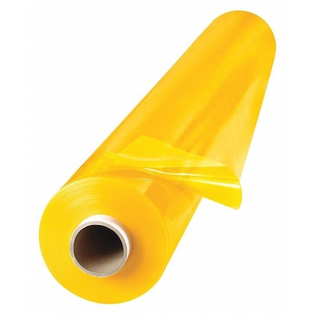 Tinted Transparent Vinyl Welding Curtains, Transparent Vinyl, 81 yards L., 5 ft W., Yellow MPN:334-60R