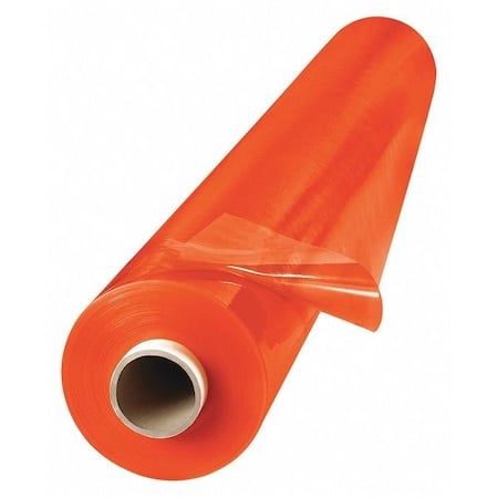 Tinted Transparent Vinyl Welding Curtains, Transparent Vinyl, Orange MPN:338-72R