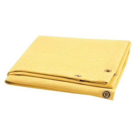 Welding Blanket, Fiberglass, 28 oz/sq yd, 1, 000 Degrees F Withstand Temp., With Grommet MPN:374-10X10