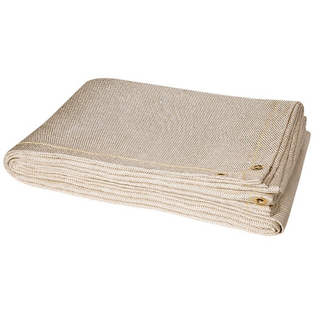Welding Blanket, 8 ft L, 6 ft W, Tan MPN:382-6X8