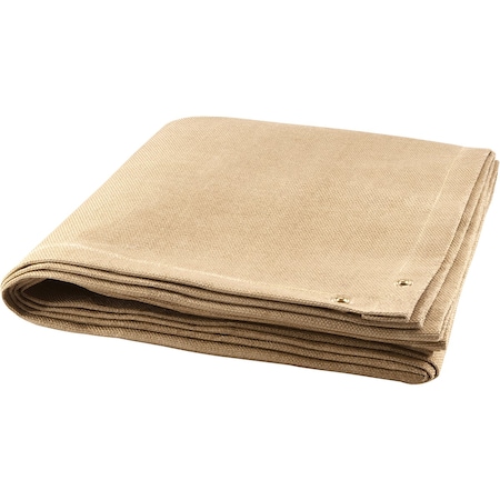 Welding Blanket, 8 ft L, 6 ft W, Tan MPN:387-6X8