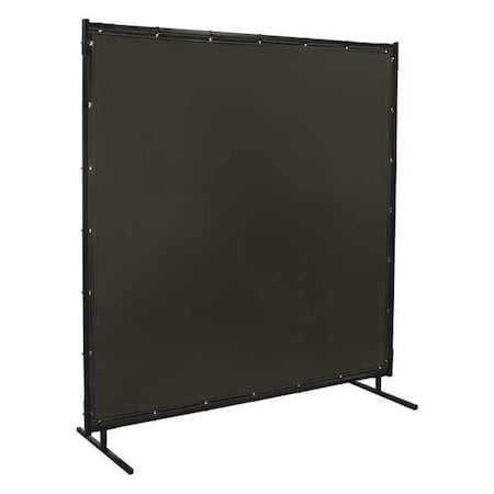 Welding Screen, Transparent Vinyl, 6 ft. W., 6 ft. H., 13 oz/sq yd, 150 Degrees F Withstand Temp. MPN:532-6X6