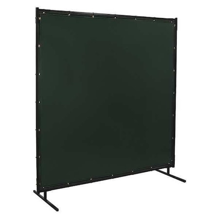 Welding Screen, Vinyl, 6 ft W., 8 ft H., 13 oz/sq yd, 150 Degrees F Withstand Temp., With Grommet MPN:533-6X6