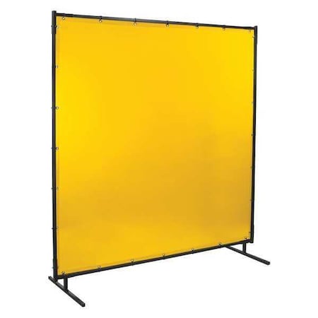 Welding Screen, Transparent Vinyl, 4 ft H, 6 ft W, 13 oz/sq yd, 150 Degrees F Withstand Temp. MPN:534-4X6