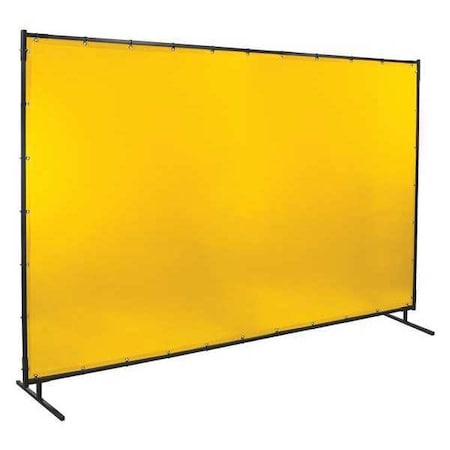 Welding Screen, Transparent Vinyl, 6 ft W., 10 ft H., 13 oz/sq yd, 150 Degrees F Withstand Temp. MPN:534-6X10