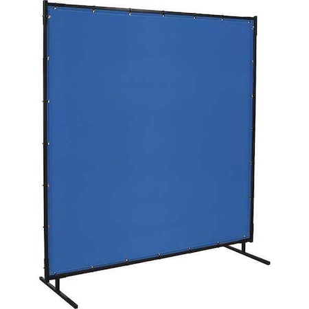 Welding Screen, Transparent Vinyl, 6 ft W., 6 ft H., 13 oz/sq yd, 150 Degrees F Withstand Temp. MPN:535-6X6