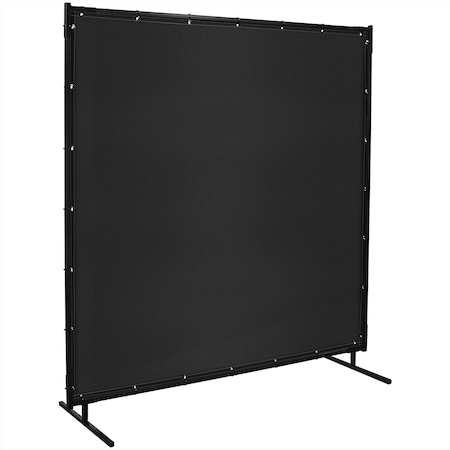 Welding Screens, Vinyl-Laminated Polyester, 8 ft W., 8 ft H., 13 oz, Black MPN:536-8X8