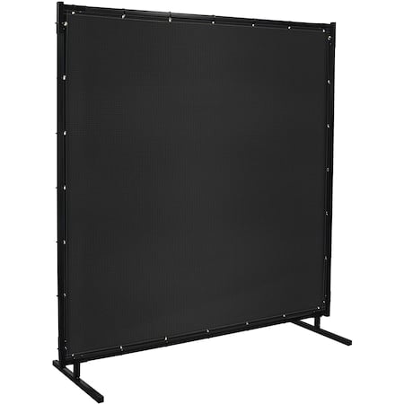 Welding Screens, Vinyl-Laminated Polyester, 6 ft W., 6 ft H., 13 oz, Black MPN:536HD-6X6