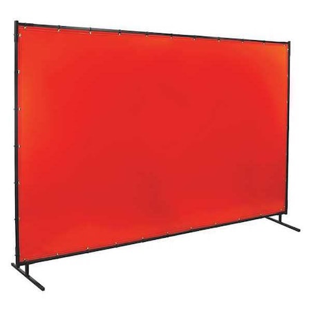 Welding Screen, Transparent Vinyl, 8 ft W., 6 ft. H., 13 oz/sq yd, 150 Degrees F Withstand Temp. MPN:538-6X10