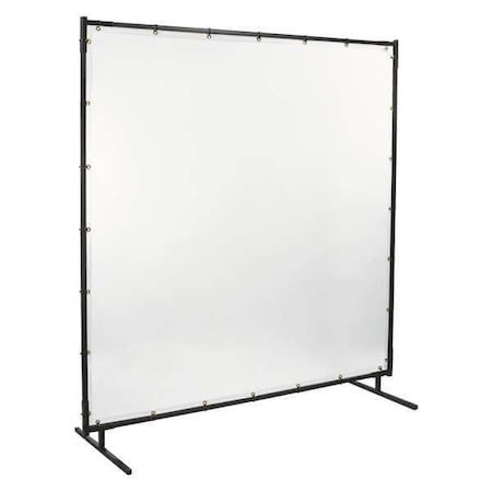 Welding Screen, Transparent Vinyl, 6 ft. W., 8 ft. H., 13 oz/sq yd, 150 Degrees F Withstand Temp. MPN:539-6X8