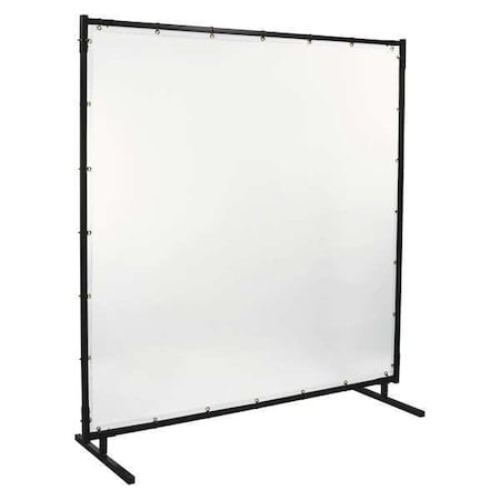 Welding Screen, Transparent Vinyl, 6 ft W., 6 ft H., 13 oz/sq yd, 150 Degrees F Withstand Temp. MPN:539HD-6X6