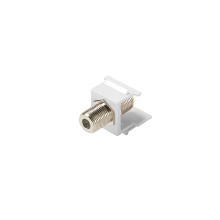 Keystone Snap-in F Jack Adapter White MPN:310-415WH