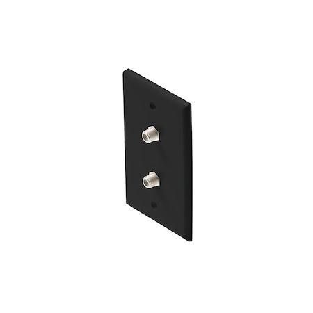 TV Wall Plate 2-F81 Black MPN:200-252BK