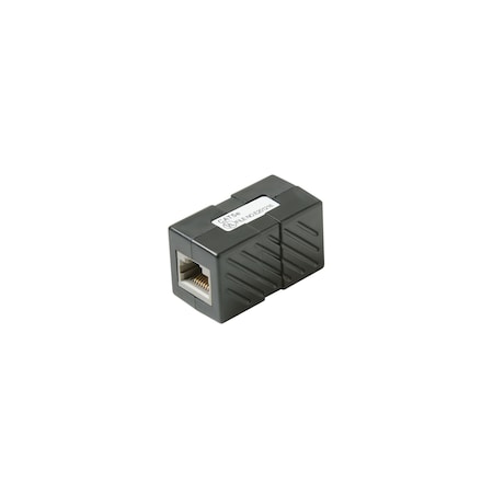 Cat5e Inline Coupler RJ45 Black MPN:310-039BK