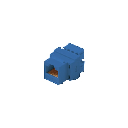 Cat5e Keystone Jack RJ45 Blue MPN:310-110BL