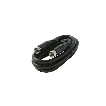 F-F RG6 cULus Cable Black, 150ft MPN:205-450BK