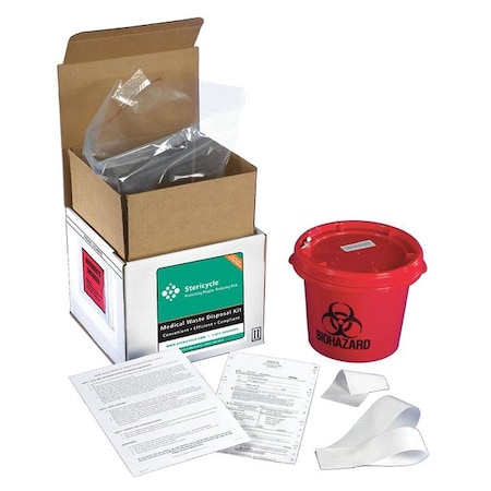 Reg Med Waste Mailback System, 1 Gal MPN:1GWMV4