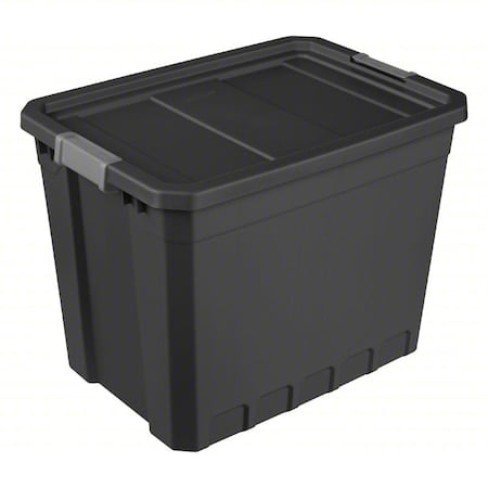 Storage Tote, 27 Gal Modular Stacker MPN:14889004