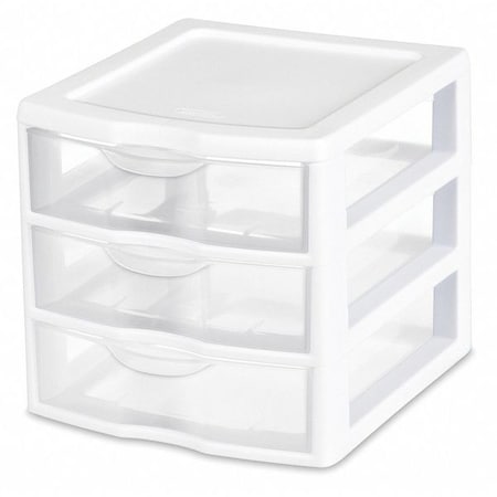 Polypropylene White, 3 Drawers MPN:20738006F