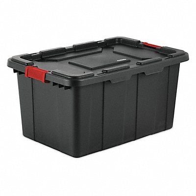 Storage Tote Black Polypropylene MPN:14669004