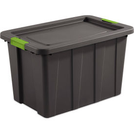 Sterilite Plastic Latch & Carry Tuff1 Tote 30 Gal. Capacity 29-7/8