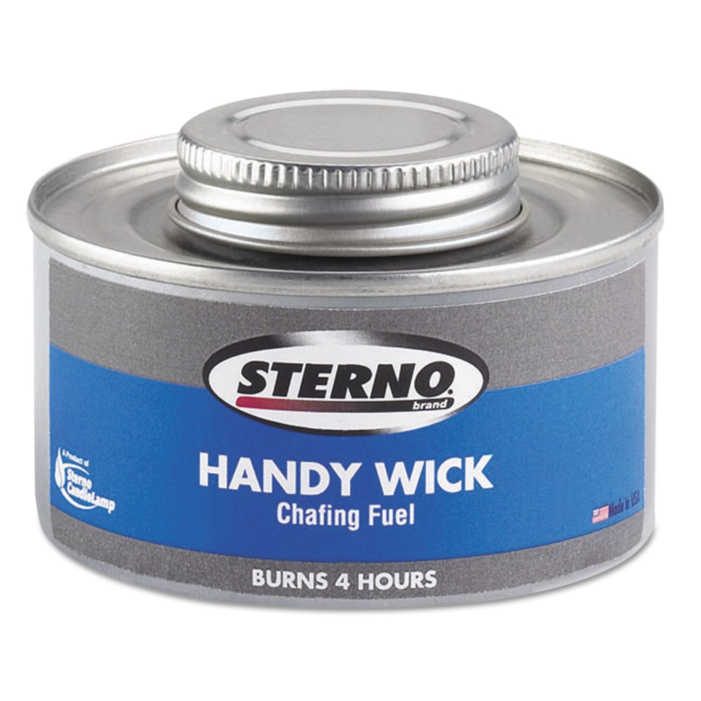 Sterno Handy Wick Chafing Fuel, 4-Hour Burn, Pack Of 24 Cans MPN:STE 10106