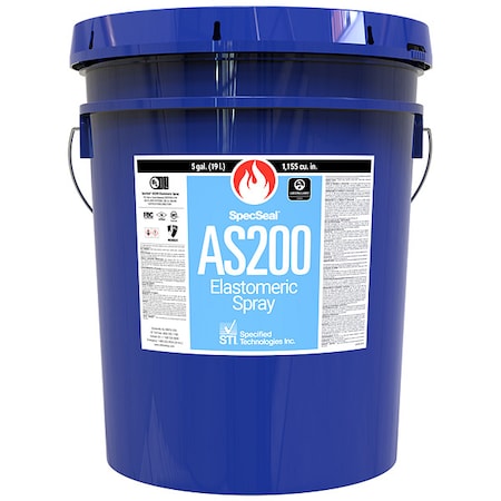 Fire Barrier Spray, 5 gal., Blue MPN:AS205