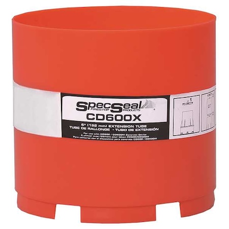 Height Adapter, For CD600, 6 In.H, 6 In.D MPN:CD600X