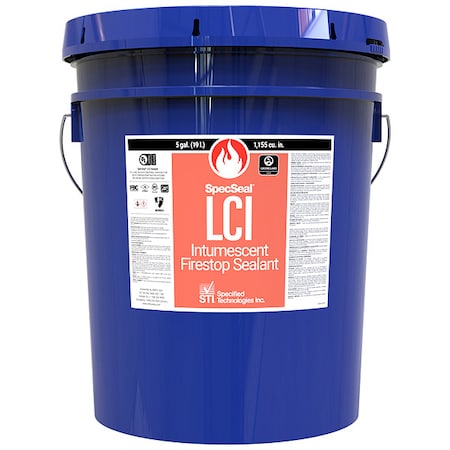 Fire Barrier Sealant, 5 gal., Red MPN:LCI305
