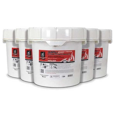 Marine Firestop Putty, 5 gal. Size, Red MPN:MPU52
