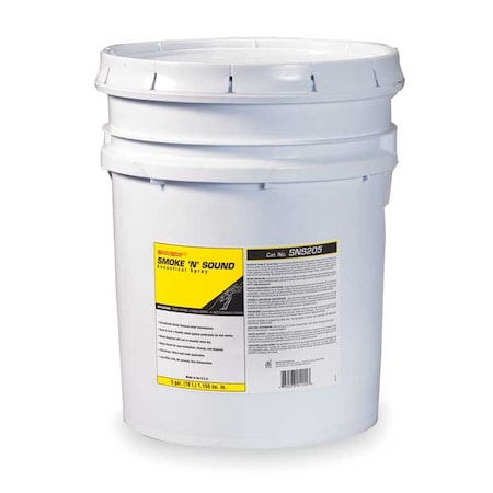 Smoke and Acoustical Spray, 5 gal., White MPN:SNS205