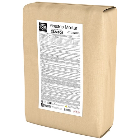 Firestop Mortar Bag, Bag, 22 lb MPN:SSM22B