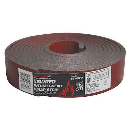 Red Wrap Strip 1 1/2 In X 1/4 In X 12 Ft MPN:SSWRED