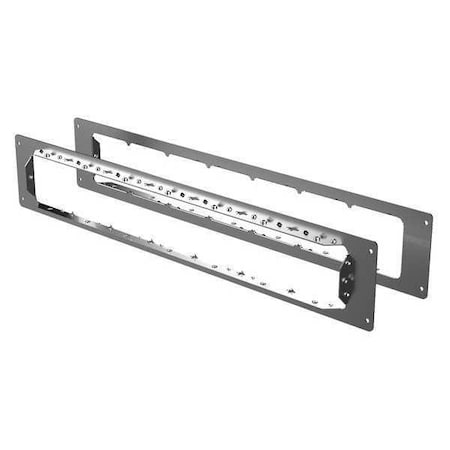 One Pair Seven Gang Mounting Plates MPN:EZP733W