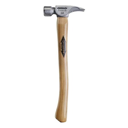 14 oz Titanium Milled Face Hammer w/18