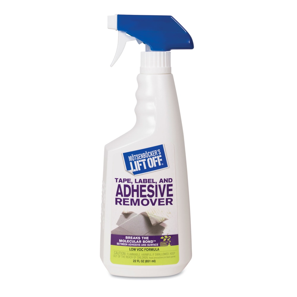 Motsenbockers Lift-Off Tape, Label and Adhesive Remover, 22 oz Trigger Spray, 6/Carton MPN:MTS 40701