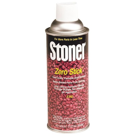 Zero Stick Mold Release, Aerosol Can, 12 oz, Dimethyl Ether, Liquid MPN:E342