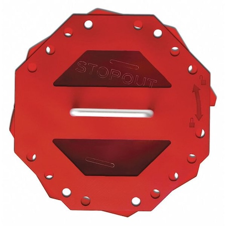 Group Lockout Box, Red, 7-3/4